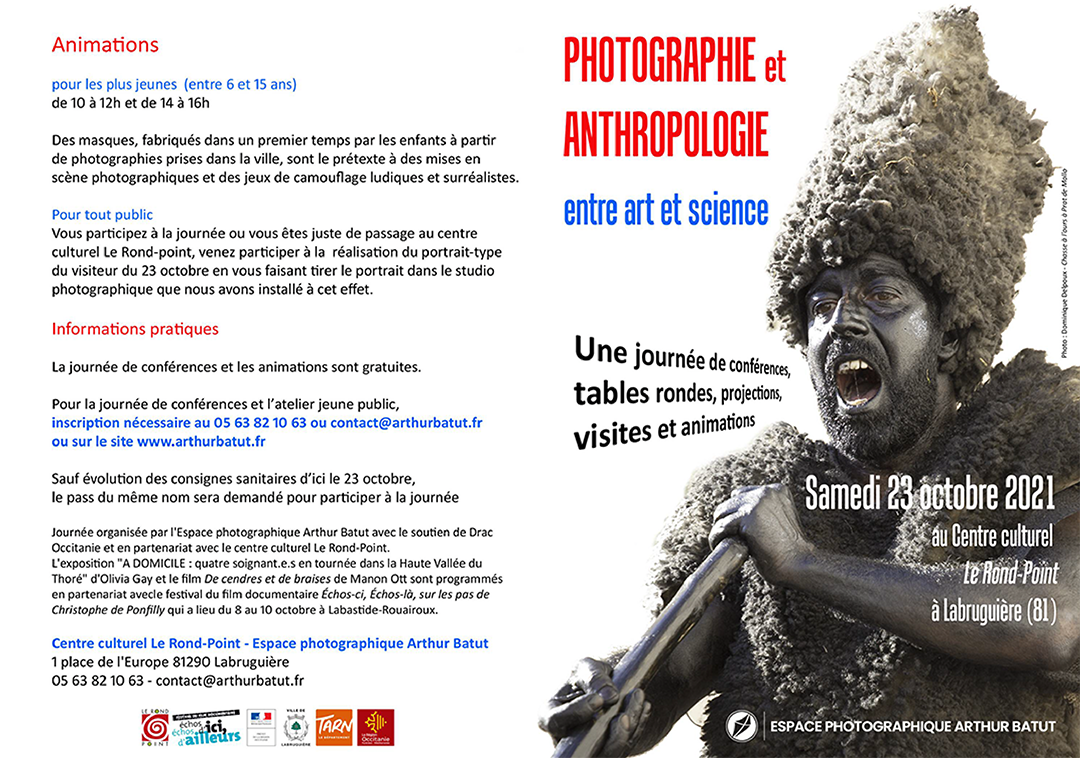 Affiche programme anthropologie et photographie